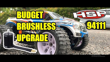 HSP 94111 Brontosaurus | Brushless motor upgrade,  iPhone screen cracked.