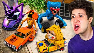 Thumbnail for ROBANDO COCHES de POPPY PLAYTIME en GTA 5! 👻🚘 (Mods)