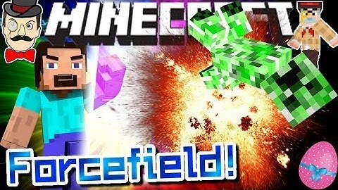 Minecraft NUCLEAR REACTOR FORCEFIELD! Advanced Technology!