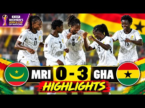 GHANA 🇬🇭 3-0 MAURITIUS 🇲🇺, ALL GOALS & EXTENDED HIGHLIGHTS, FIFA WORLD CUP Q WOMEN