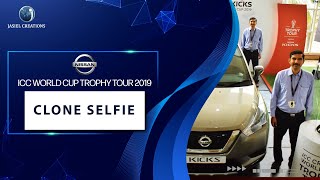 Clone Selfie | Nissan | ICC World Cup Trophy Tour 2019 #jasielcreations #selfie #cloneselfie
