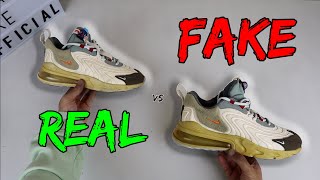 : REAL VS FAKE NIKE AIR MAX 270 CACTUS TRAIL (TRAVIS SCOTT) COMPARISON