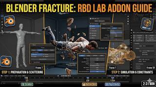 Blender Fracture (RBD Lab) Tutorial Part 6
