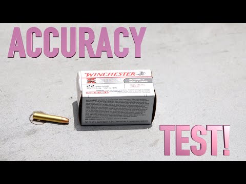 Winchester 40gr FMJ 22 Magnum Ammo Accuracy Test