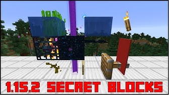 Minecraft BedRock Secret Blocks preview - YouTube