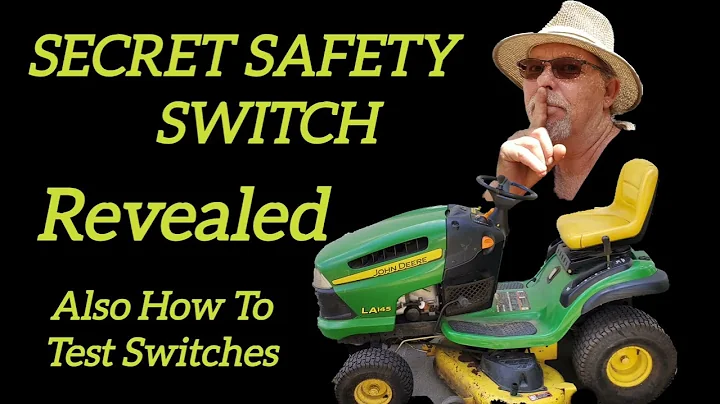John Deere LA145 Secret Safety Switch, Also How To Test Seat Switch, Brake Switch and More.