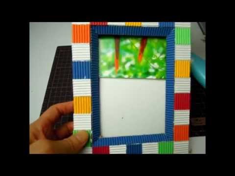 フォトフレーム 作り方 折り紙方式 Origami Photo Frame Youtube