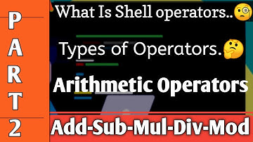 Shell script arithmetic operators 2020|Shell operators tutorials for beginners|Shell Basic Operators