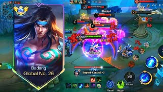 Opponents get humbled by badang solo rank badang best build and emblem 2026
