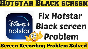 Hotstar Screen Recording Black Screen Problem Solved in Tamil | Tamil | Techy Editz