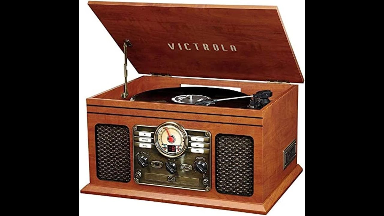 Полный обзор проигрывателя Victrola The Quincy | 3-скоростной проигрыватель виниловых пластинок, ...