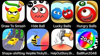 Draw To Smash,Hide Ball,Lucky Balls,Hungry Balls,Shape Shifting,BallRun2048,Roblox screenshot 4