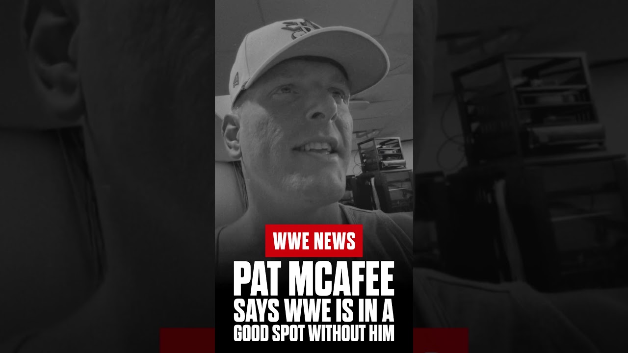 Pat McAfee says WWE is in a good spot without him.