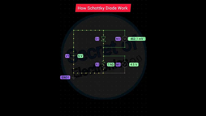 How Schottky Diode Work in Electronics circuits