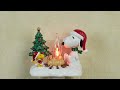 Peanuts Woodstock and Snoopy Flicker Flame Campfire Christmas Nightlight from Roman Lights
