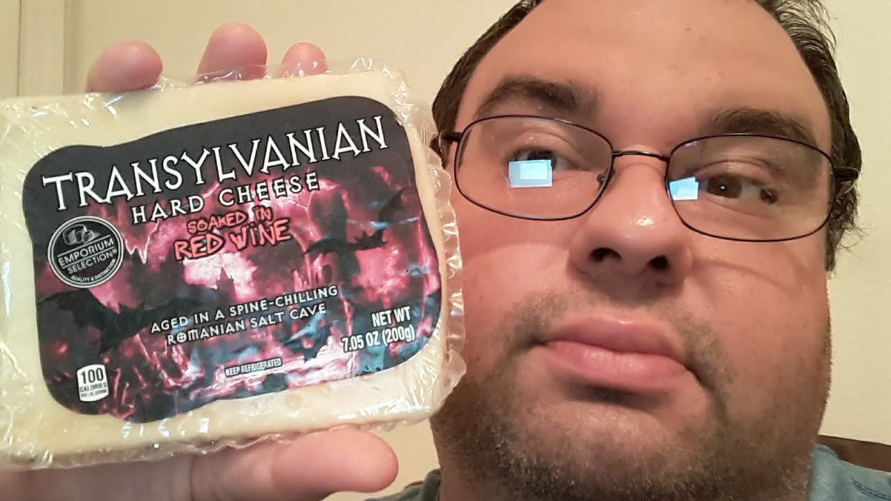 Aldi's Transylvanian Hard Cheese Soaked In Red Wine Review Taste Test