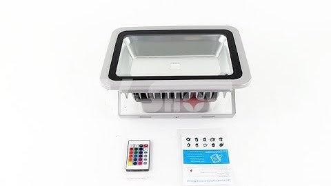 LED Flood light 100W RGB with IR Remote