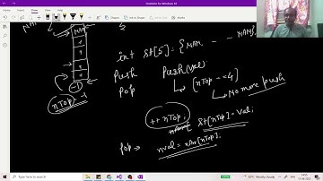 Stack Implementation With Fixed Size Array || In Hindi || By Vikash Shakya || Varteta