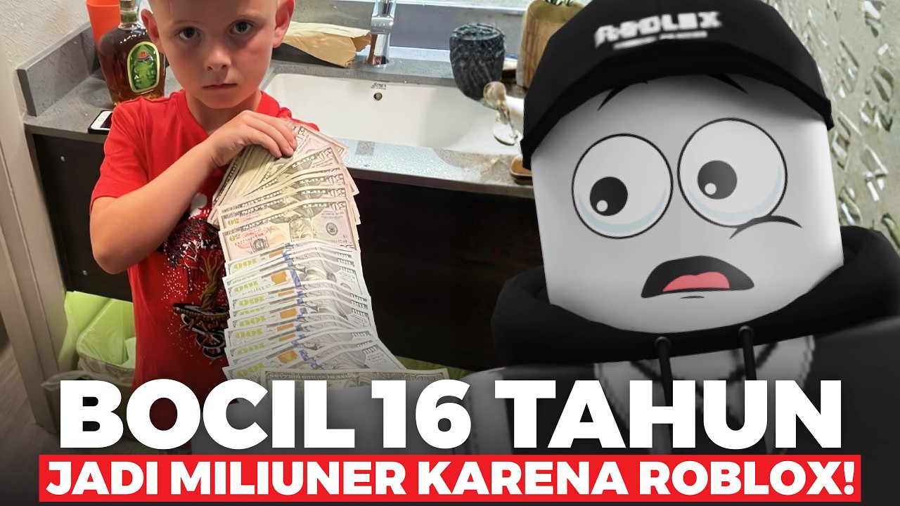 BOCIL INI JADI MILIUNER DI UMUR 16 TAHUN!! GARA GARA ROBLOX....
