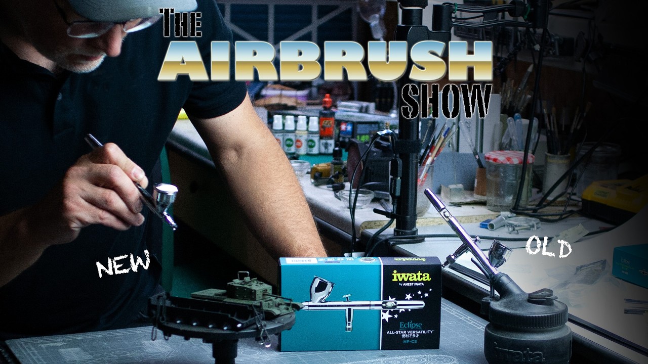 IWATA ECLIPSE HP-CS — ЛУЧШИЙ АЭРОГРАФ ДЛЯ НАЧИНАЮЩИХ? THE AIRBRUSH SHOW S3.EP03