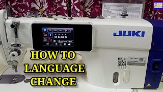 How To Language Change Of Juki Ddl-900C Gm Electronics Tech