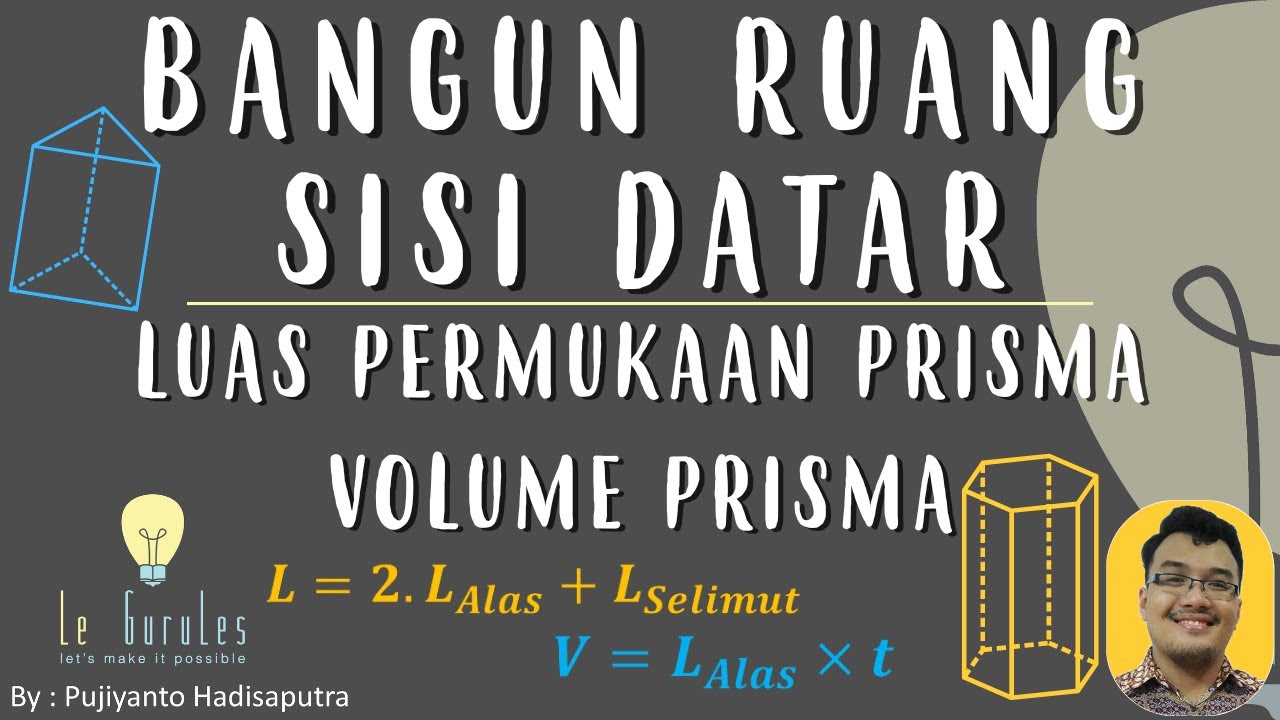 BRSD (6) - Luas Permukaan Prisma, Volume Prisma, Prisma Segienam - Matematika SMP
