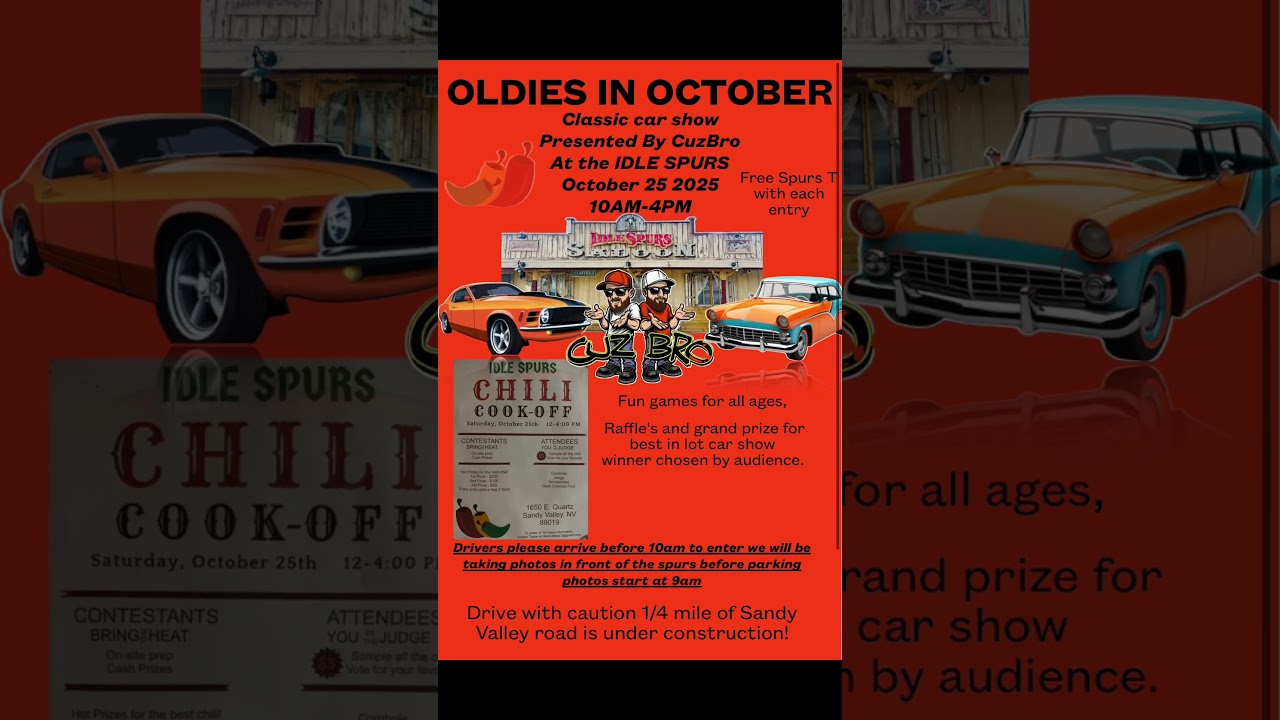 Cuzbro presents Oldies in October! 