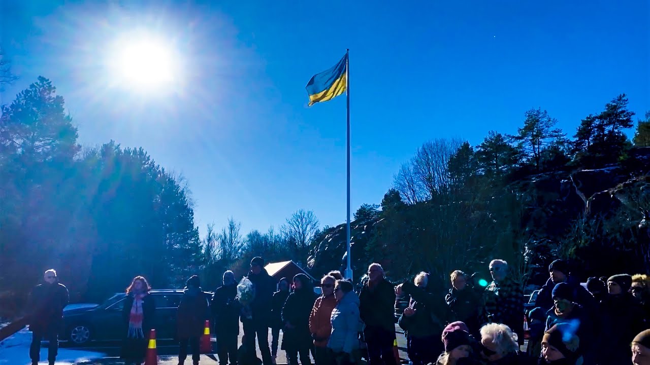 Ukrainadag på Torås fort 25.februar 2023