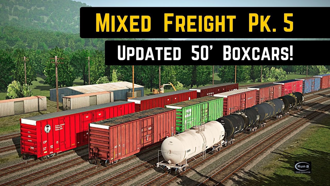 RUN 8 | Mixed Freight Pk.5 & Boxcar REFRESH! | #run8 - YouTube