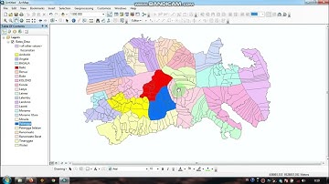 MUDAH!!! MERUBAH WARNA PETA PADA TAMPILAN ARCGIS AGAR PETA MUDAH DI BACA