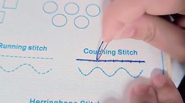 Couching Stitch Tutorial – Easy Embroidery for Beginners