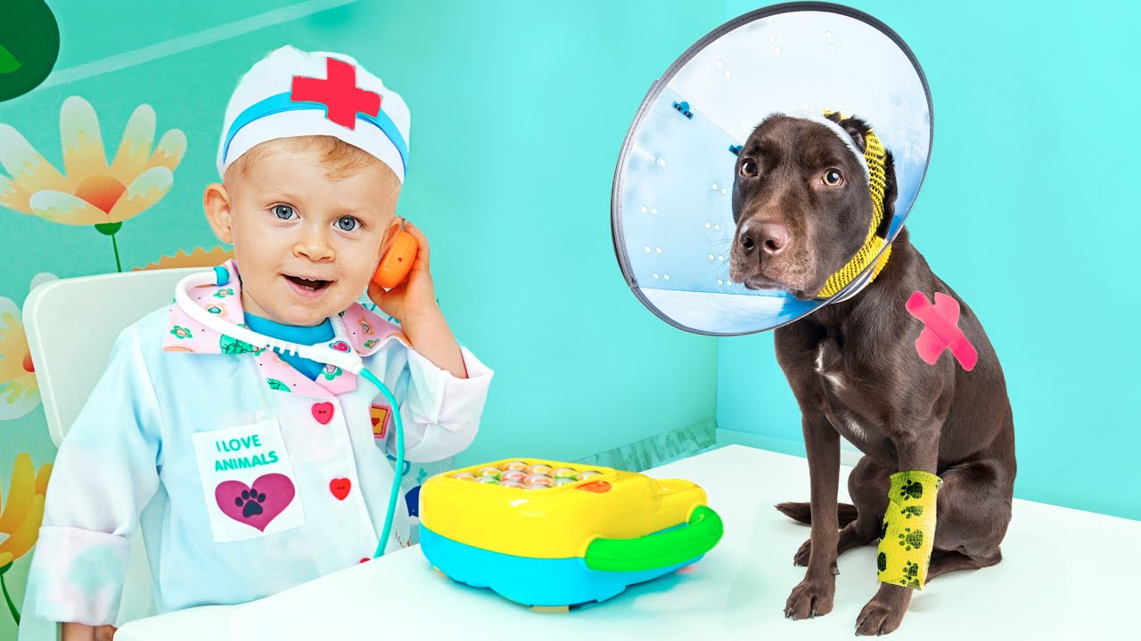 Доктор Оливер лечит животных в зоопарке - YouTube