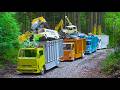 RC TRACTORS, MEGA RC TRUCKS, RC MACHINES COLLECTION!! EXCAVATOR LESU ET30H, KABOLITE K350-200 DIGGER