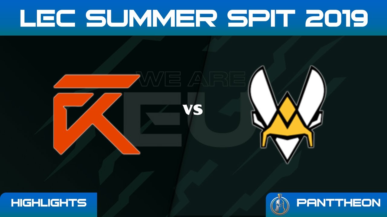 XL vs VIT Highlights LEC Summer 2019 W3D1 Excel Esports vs Team Vitality LEC Highlights
