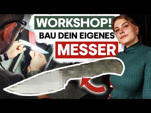 BAU DIR DEIN EIGENES MESSER???????? WORKSHOP mit MESSERMACHER ALEX KREMER in SOLINGEN | Q&A Böker Solingen