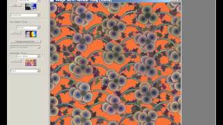 Floral Textile Design with computers