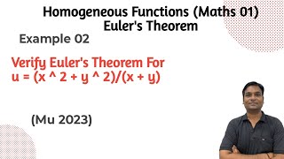 Example 02: Euler's Theorem