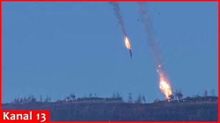 Ukrainian Army Shot Down Russian Fighter Jet Worth 15 Million Over Donetsk- Zelenskiy