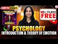 CUET PG 2027 | MindMaster 2.0 Psychology | Introduction and Theories of Emotion | Cuet pg Free Class