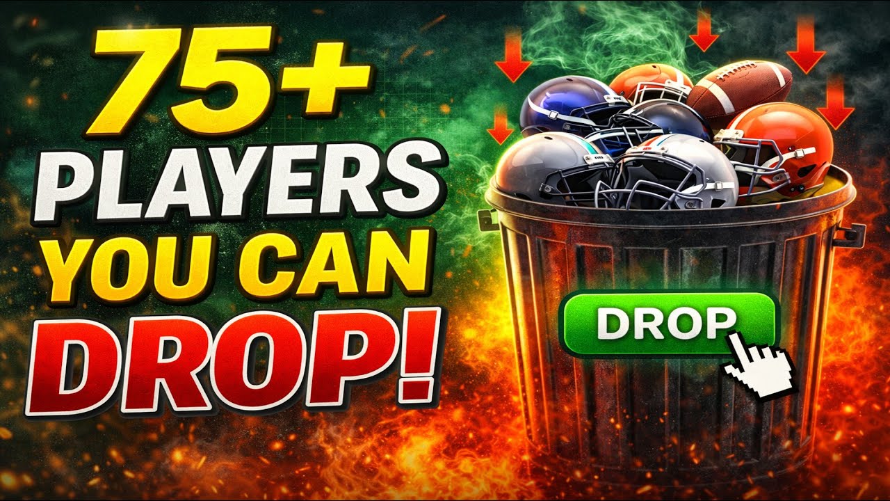 75+ Players You Can DROP For 2026 Dynasty Fantasy Football!