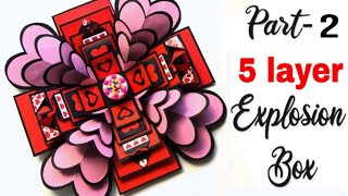 DIY Greeting Cards for Birthday /How to make Explosion Box Tutorial /Anniversary gift /Birthday gift