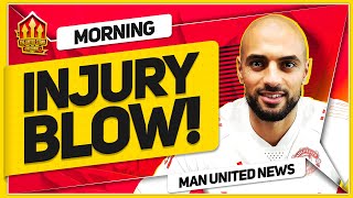 Amrabat INJURED! Antony and Sancho LATEST! Man Utd News