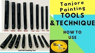 Tanjore Painting Tools and Techniques