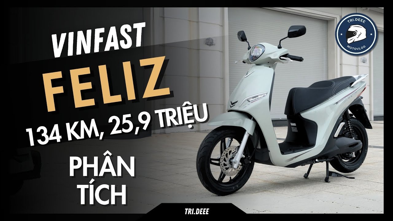 CHI TIẾT VINFAST FELIZ MỚI: CƠ CẤU 2 PIN, GIÁ 25,9 TRIỆU | TRÍ ĐÊ MOTOVLOG