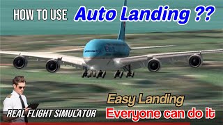 AUTO LANDING (TUTORIAL) RFS Real Flight Simulator