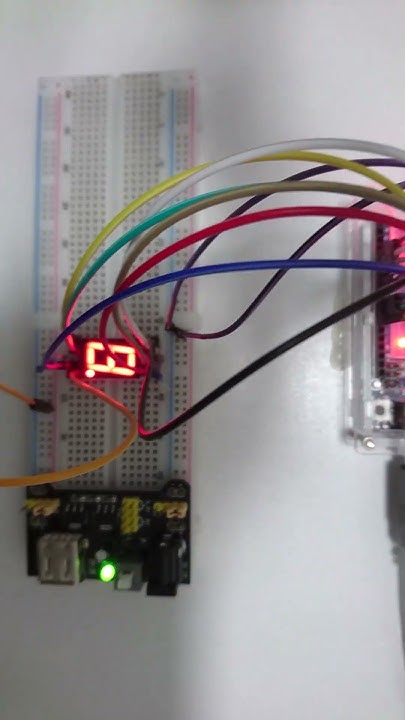 Arduino Uno 7 Segment Display Sample Project #shorts - YouTube
