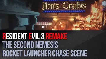 Resident Evil 3 Remake - How to complete the second Nemesis rocket launcher chase scene?