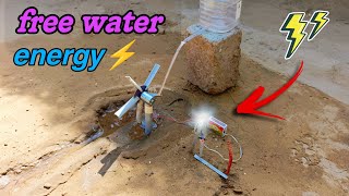 how to make mini hydro power plant at home | mini hydro electric generator || #hydroelectric #mb