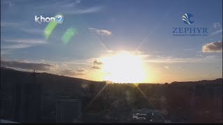Trade winds expected to continue, with a slight increase in showers