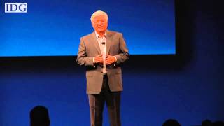 RIM co-CEO addresses Blackberry outage, touts new software.